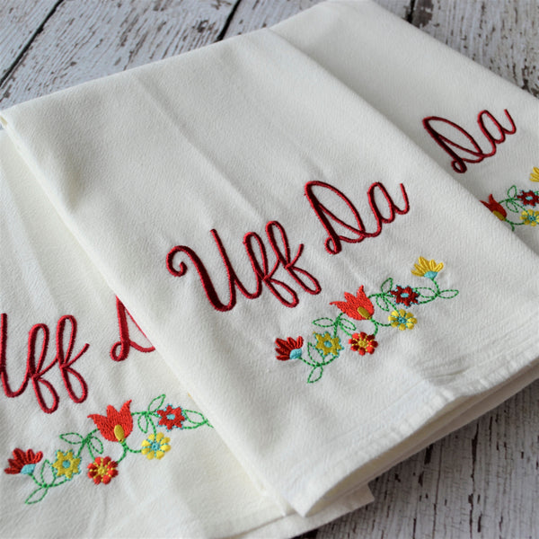 Uffda Floursack Towel - Floral