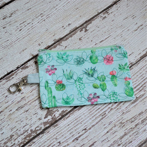 succulent wallet Cactus & Succulents Coin Purse – SewMuchMoreStore