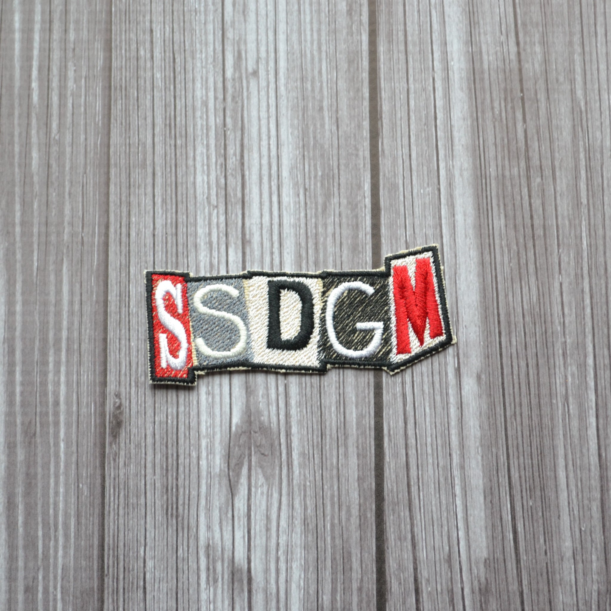 SALE! - SSDGM - Iron-on Patch - 3.8 inch