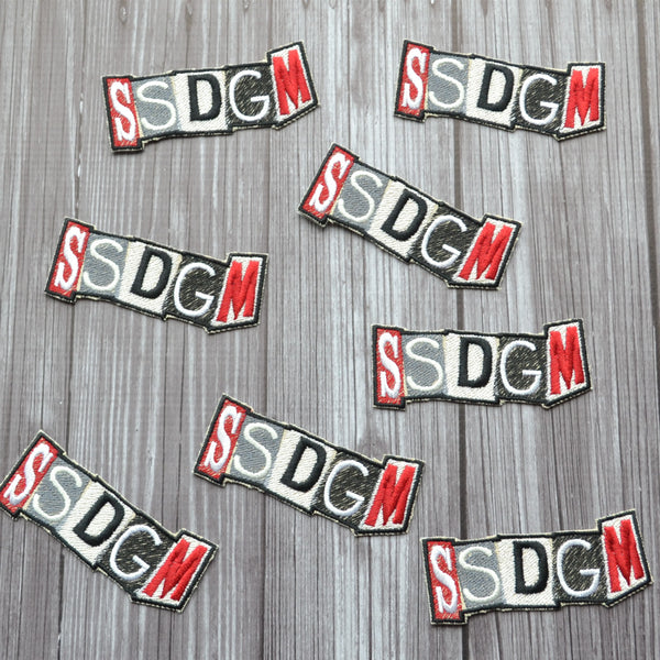 ssdgm iron on patch - sewmuchmorestore