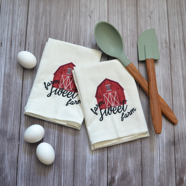 Farm Sweet Farm Floursack Towel
