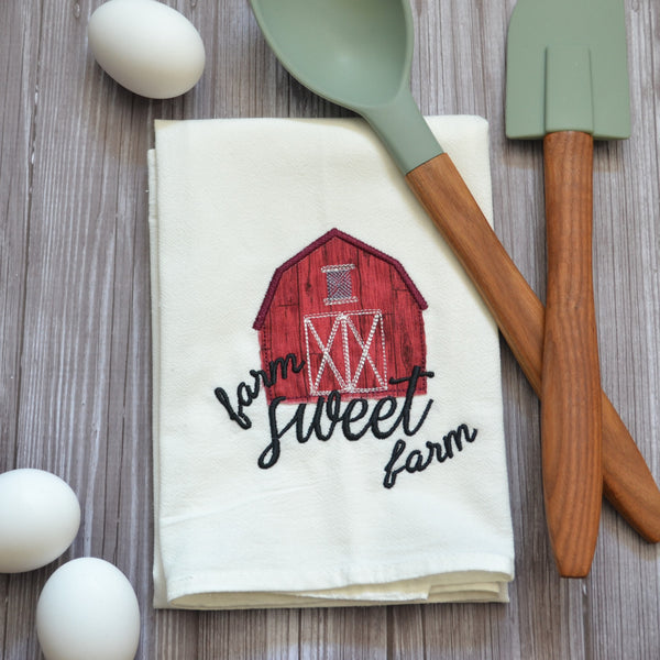 Farm Sweet Farm Floursack Towel