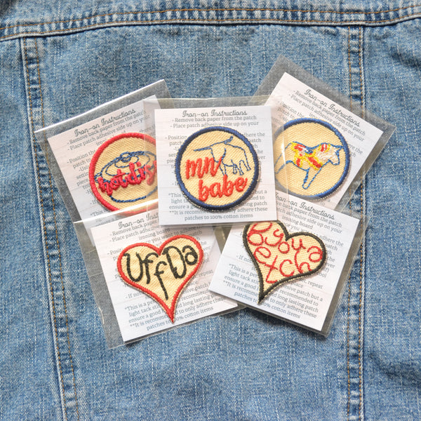 Mix & Match MN Iron-on Patches