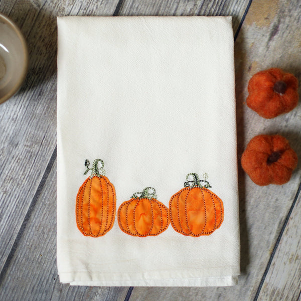Pumpkin patch Tea Towel