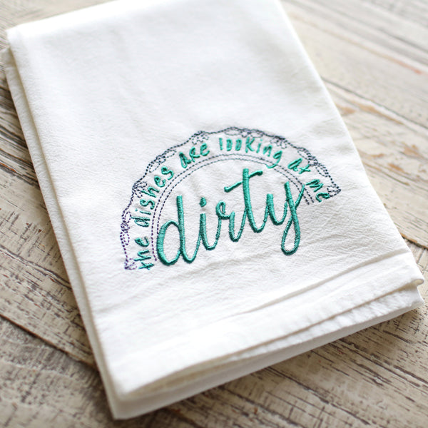 Dirty Dishes Tea Towel