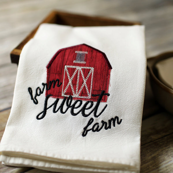 Farm Sweet Farm Floursack Towel
