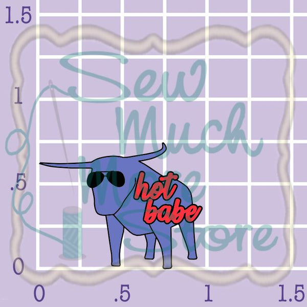 SALE! - HOT BABE Enamel Pin - babe the blue ox - Minnesota Enamel Pins